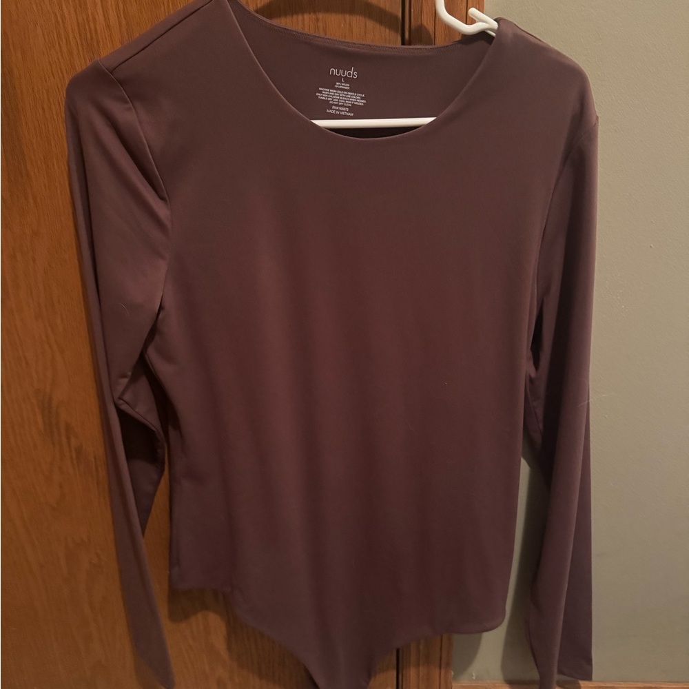 nuuds Long Sleeve Bodysuit - Deep Brown